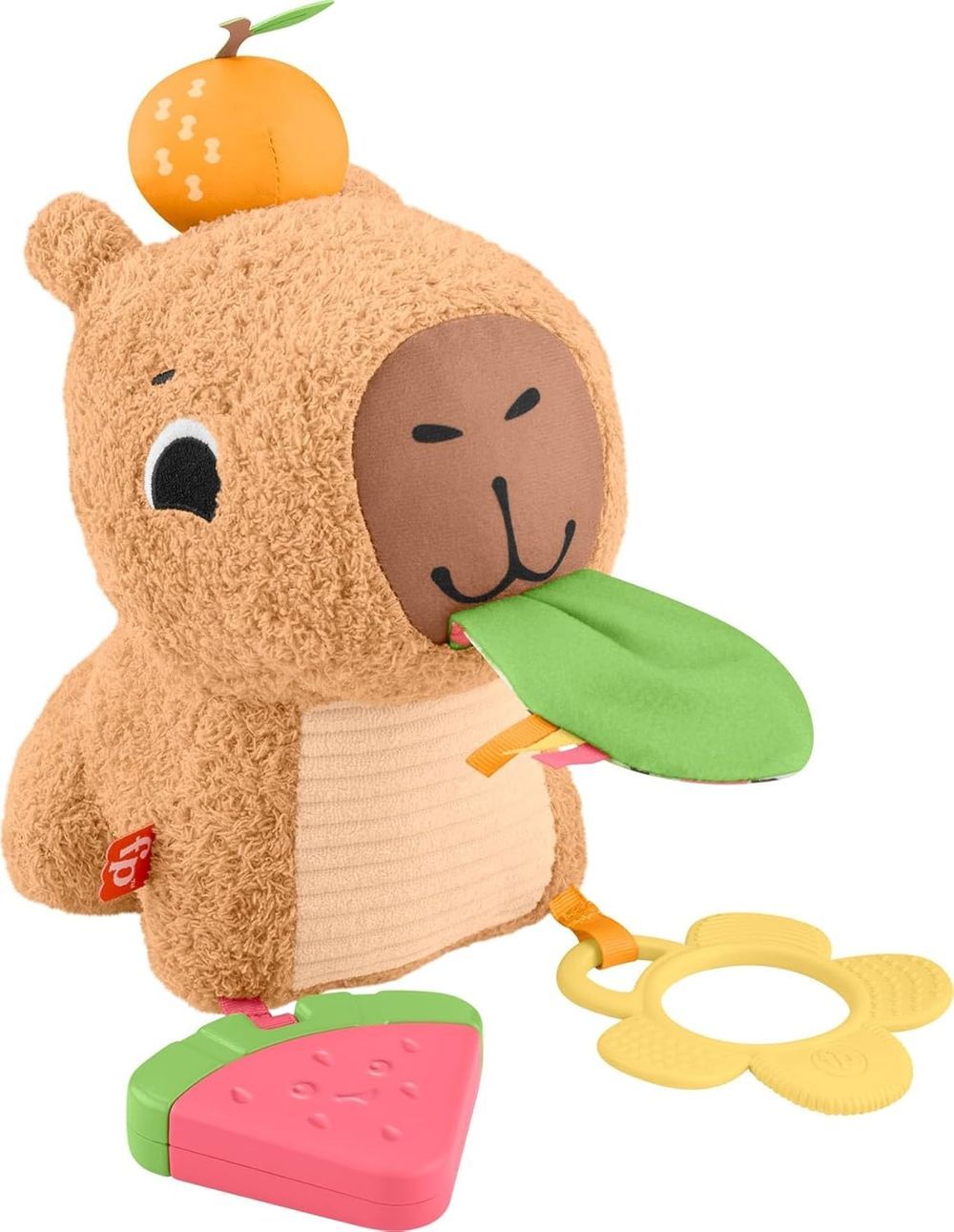Fisher Price - Baby Sensory Snuggly Snaky Capybara Plush Toy