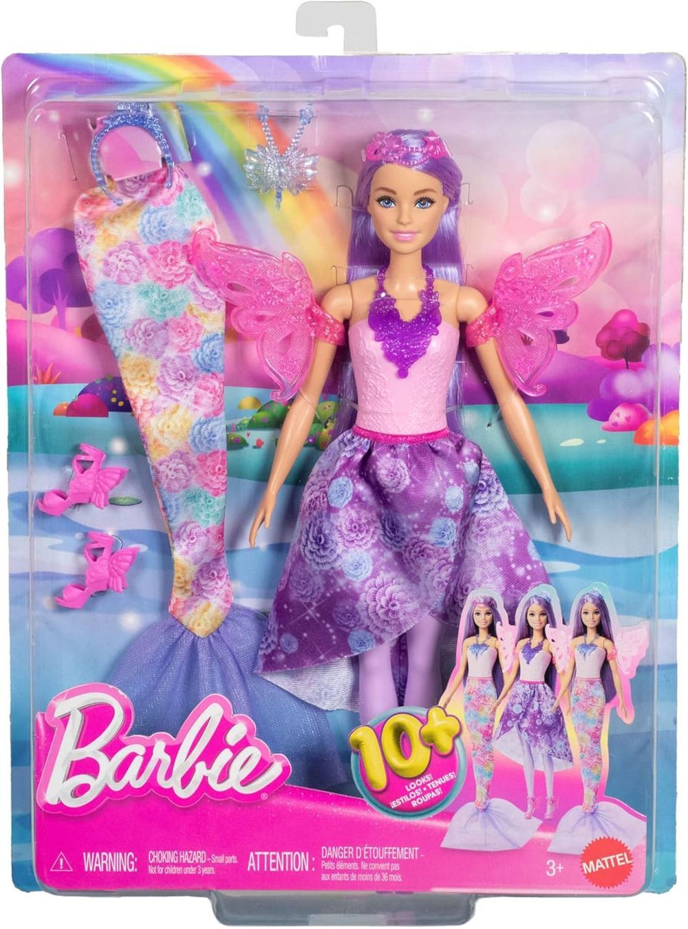 Barbie - Dreamtopia Dress-Up Doll Playset - 8 Pcs