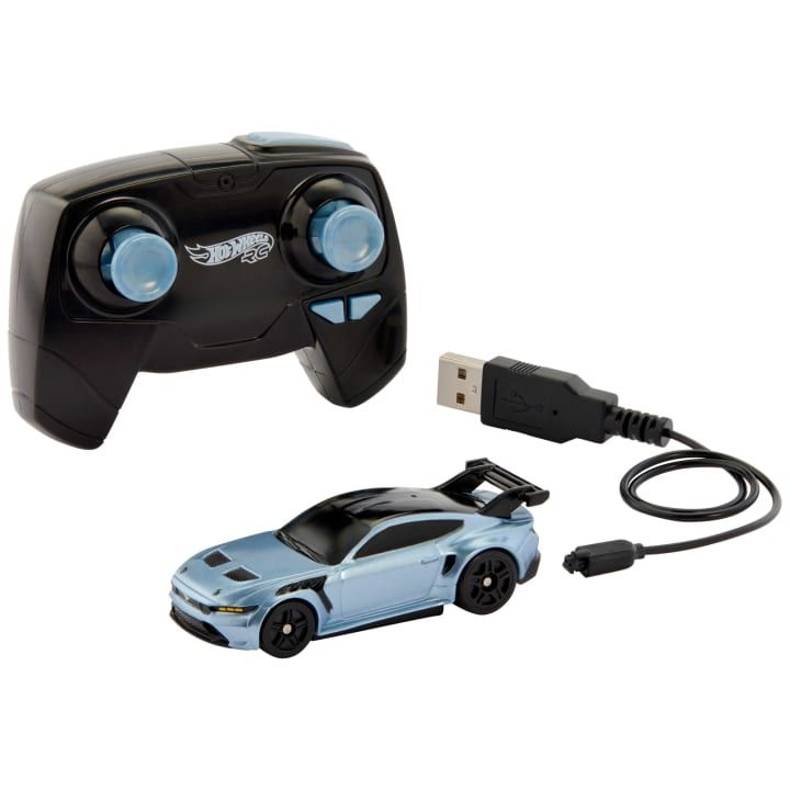 Hot Wheels - Ford Mustang GTD Remote Control Car - Blue