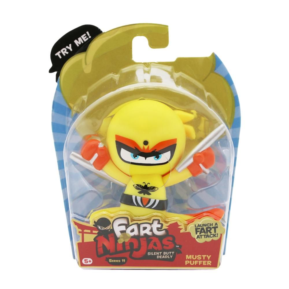 Fart Ninjas - Musty Puffer Series 11 Collectible Figure Prank Toy