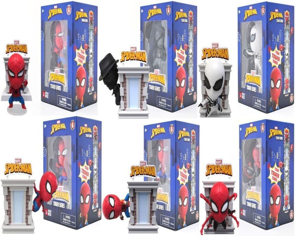 Marvel - Spiderman Tower Series With Window Box - Style May Vary - 1 Pc
