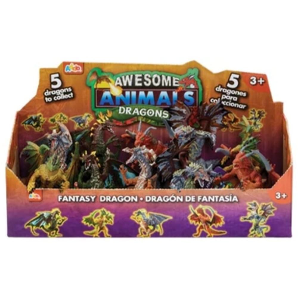 Addo - Awesome Animal Fantasy Dragon Figure - 1pc Set - Style May Vary