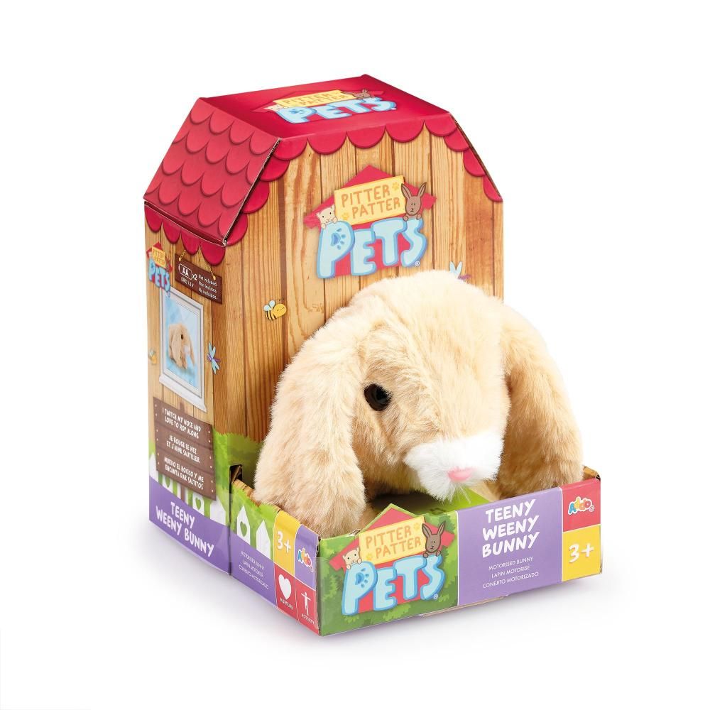ADDO - Pitter Patter Teeny Weeny Bunny With Snuffling Sound Soft Toy