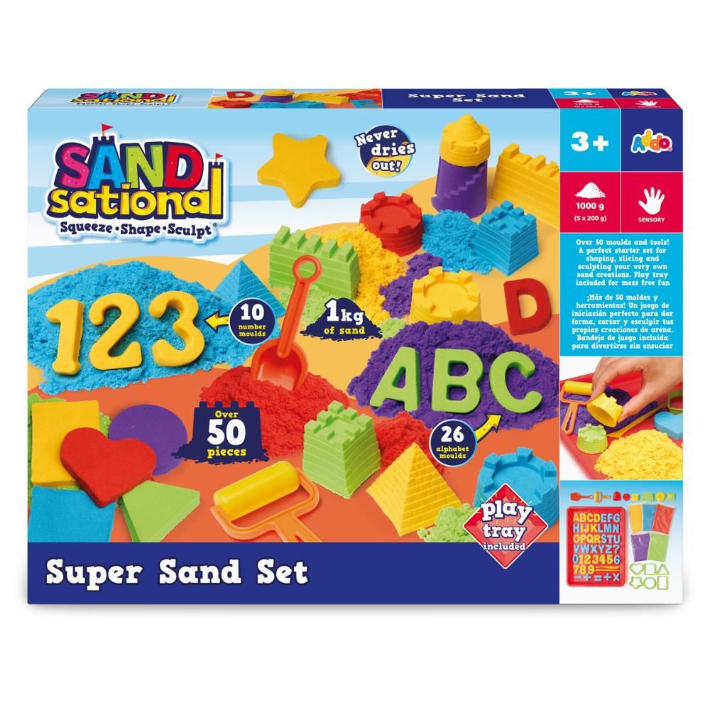ADDO - Super Soft Modelling Sand - Multicolor - 1000gm