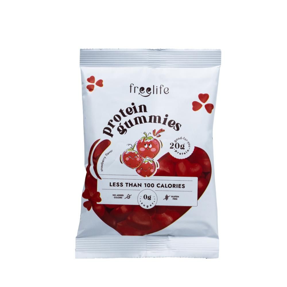 freelife - Strawberry Protein Snack Gummies - 32G Per Pack
