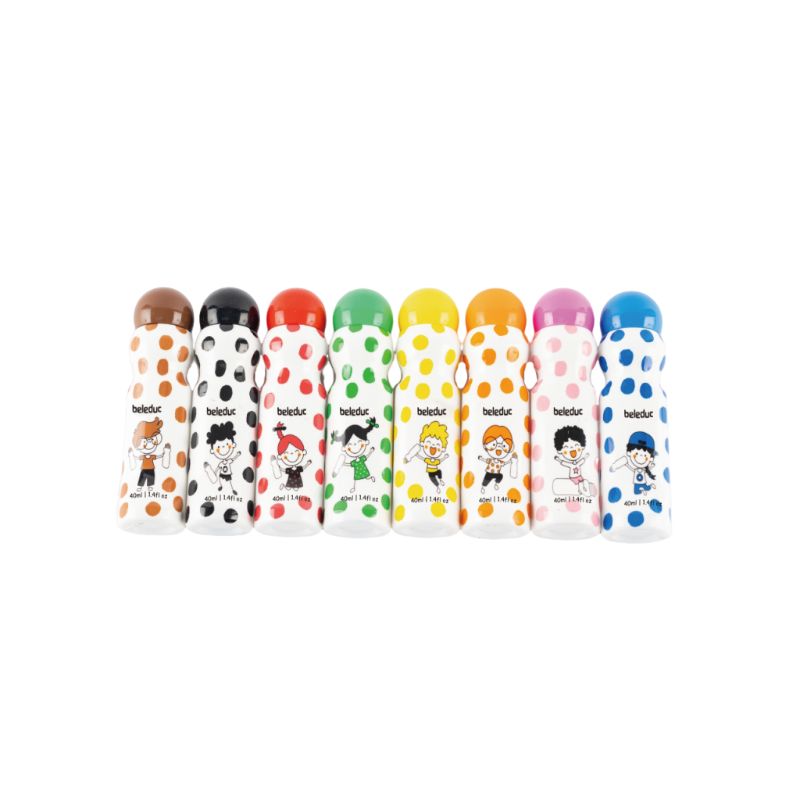 Beleduc - Dot Marker Set - Multicolor - 8 Pcs