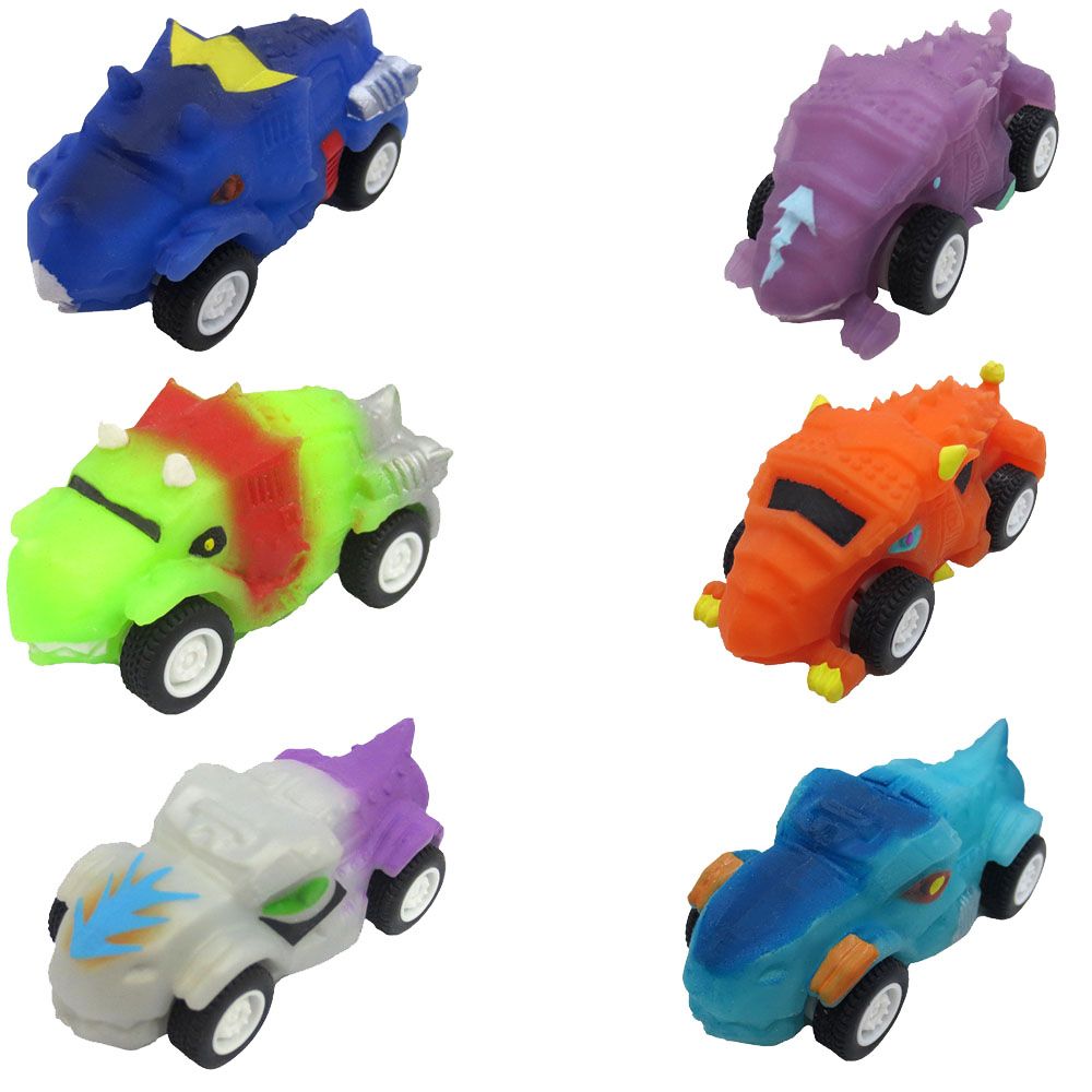 Wheeleezz - Dino Monsters Series Car - 6 Pcs