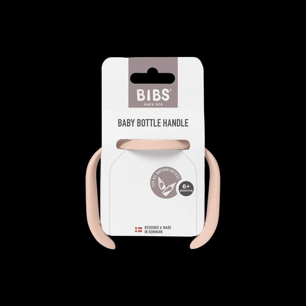Bibs - Baby Bottle Handle - Blush