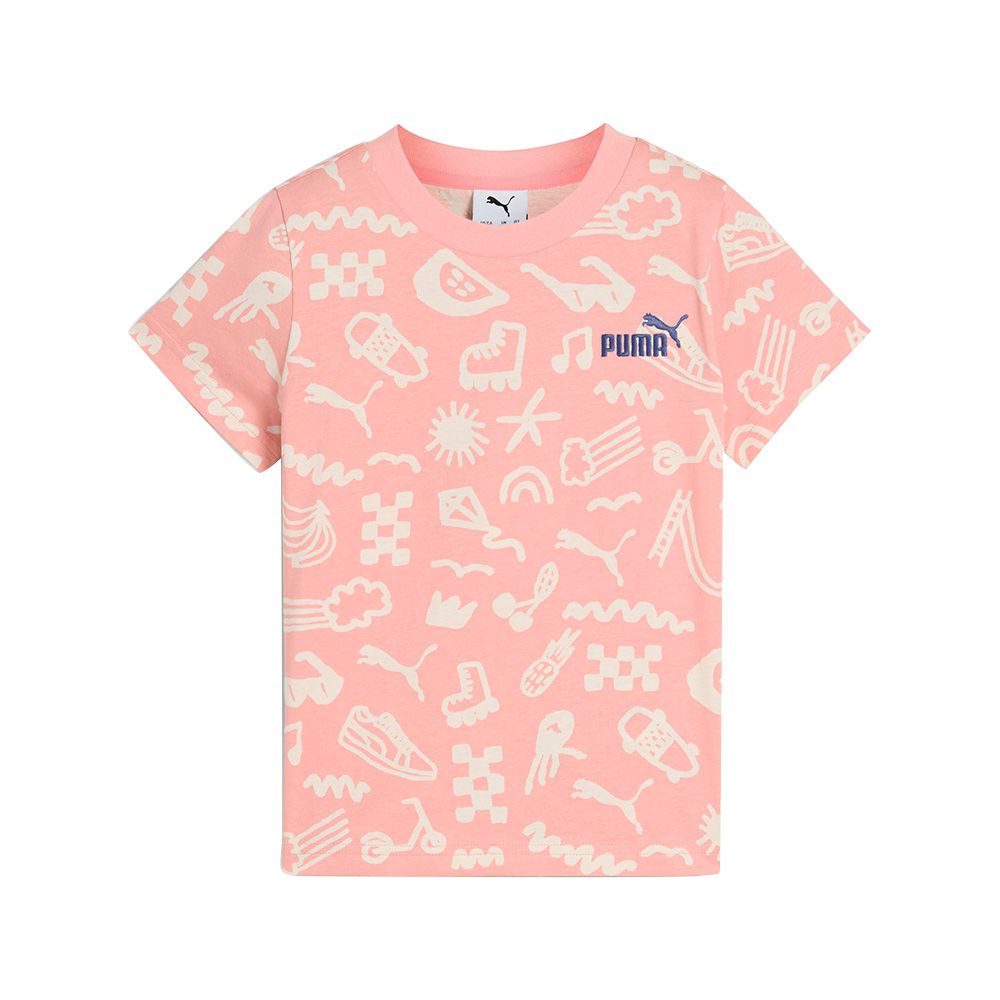 Puma - Sandy Adventures Aop Short Sleeve T-Shirt - Pink