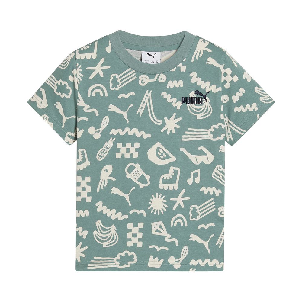 Puma - Sandy Adventures Aop Short Sleeve T-Shirt - Green
