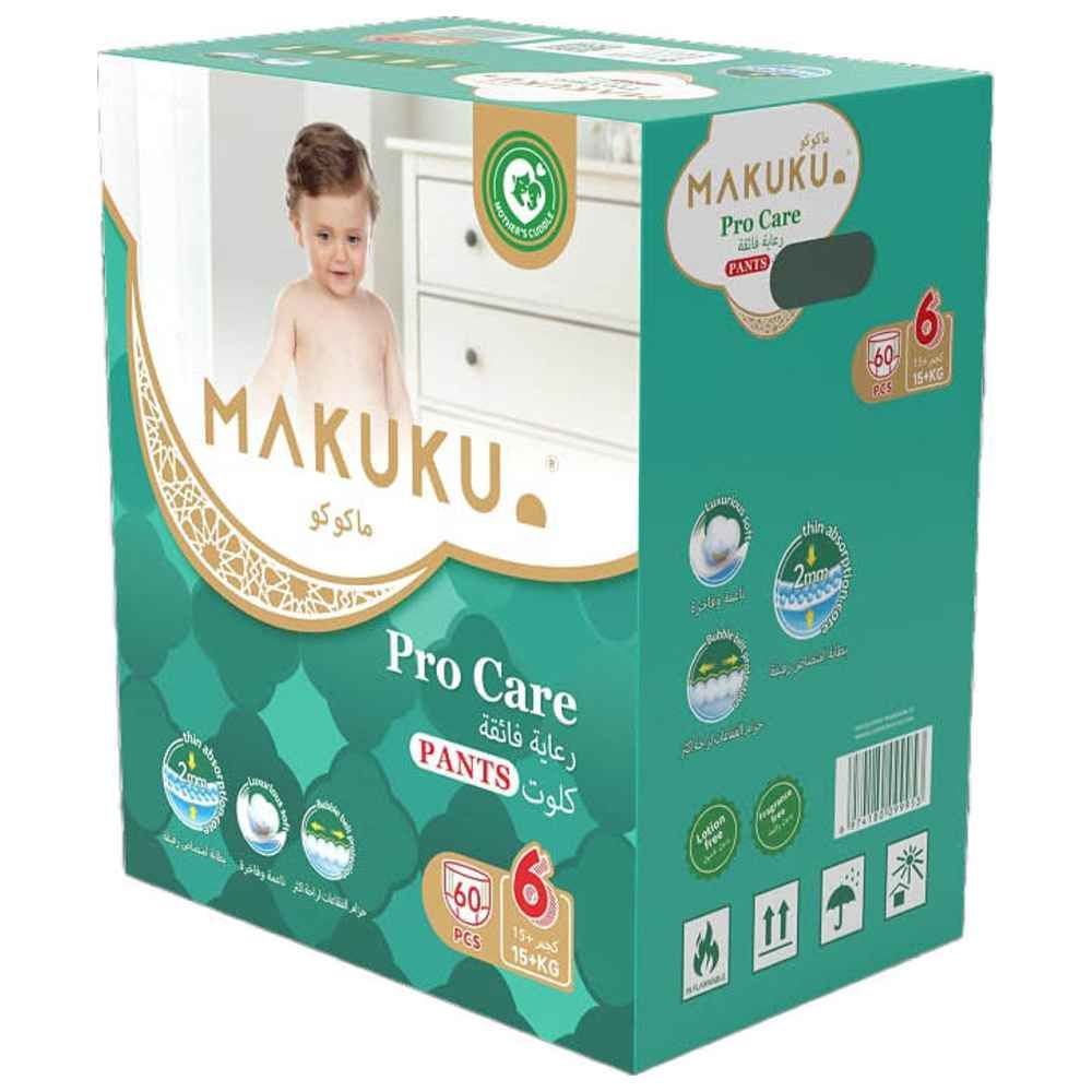 Makuku - Premium Diapers Procare Pants S6 - XXL - 15+Kg - 60pcs