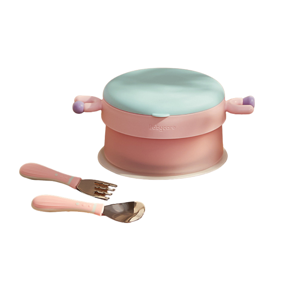 Babycare - Water Heating & Cooling Bowl Set - Willett Powder Pink
