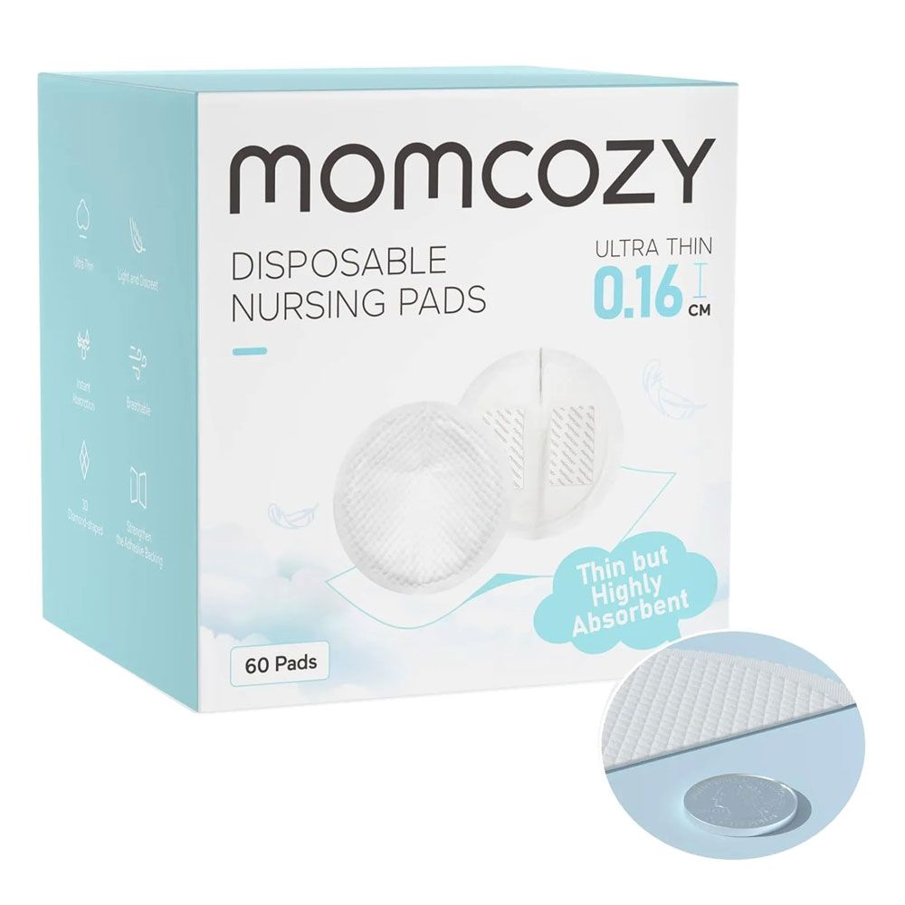 Momcozy - Disposable Nursing Pads - White - Pack of 60