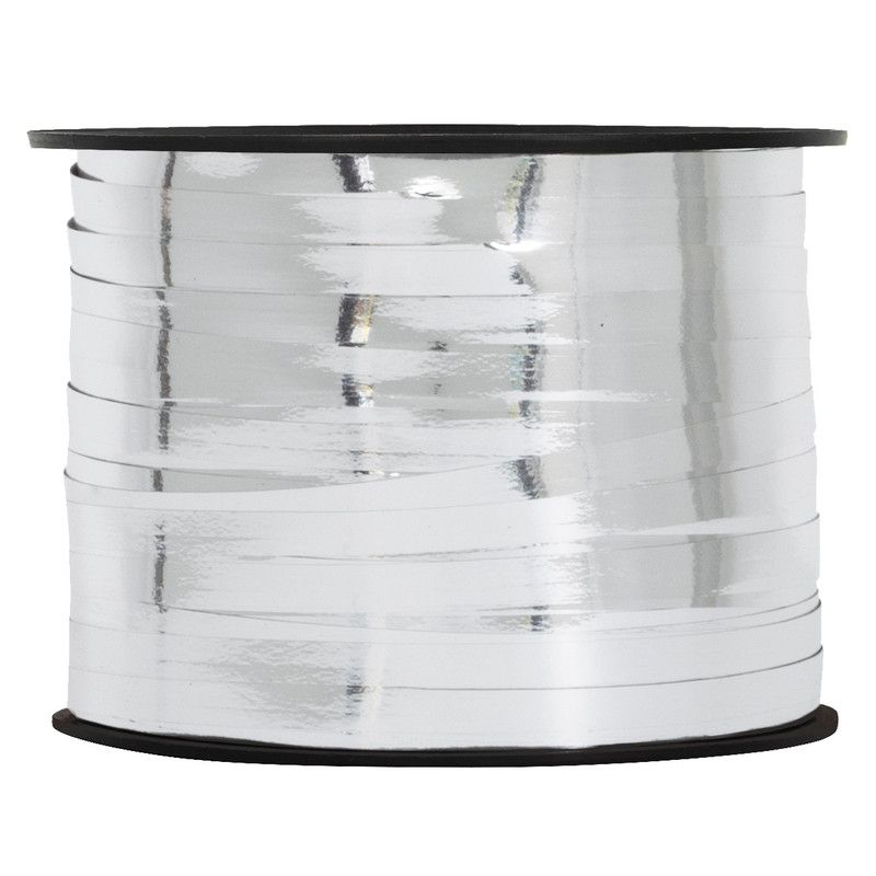 Unique - Metallic Curling Ribbon - Silver - 228.6 m