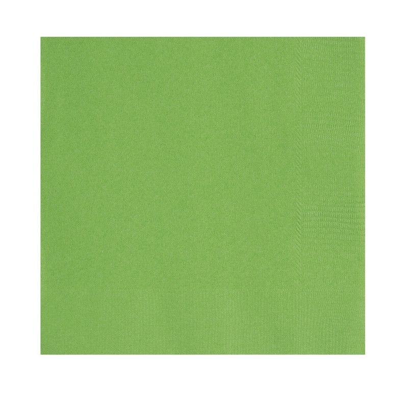 Unique - Beverage Napkins - Lime Green - 20 Pcs