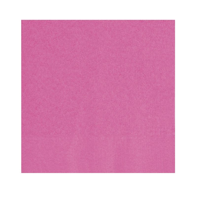 Unique - Beverage Napkins - Hot Pink - 20 Pcs