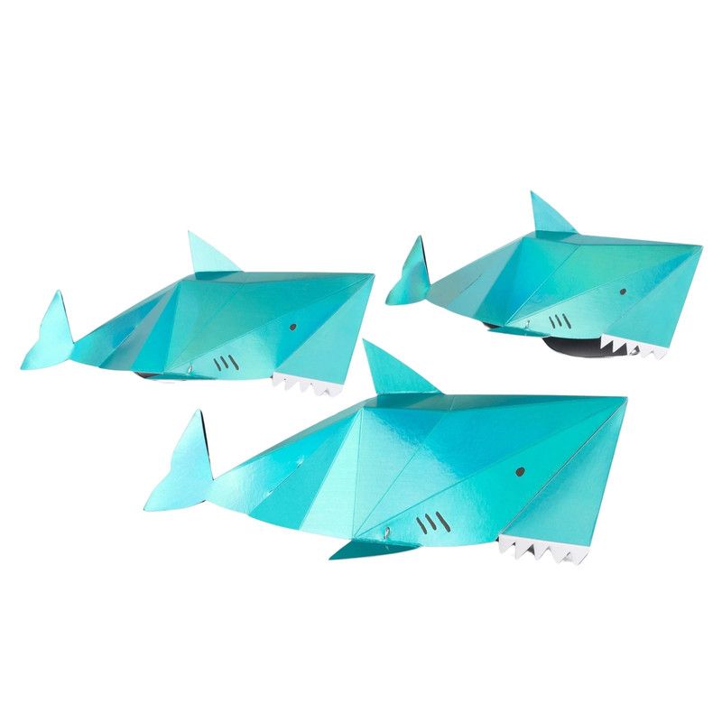 Meri Meri - Shark Hats - Pack of 8