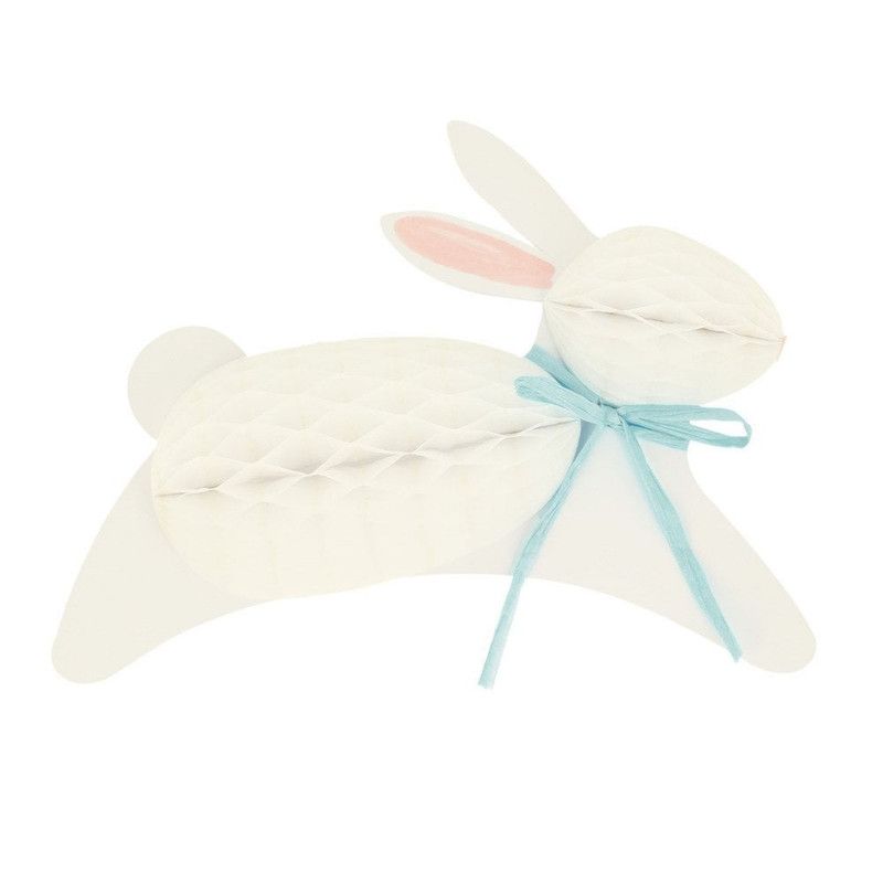 Meri Meri - Bunny Honeycomb Paper Decorations - 6 Pcs