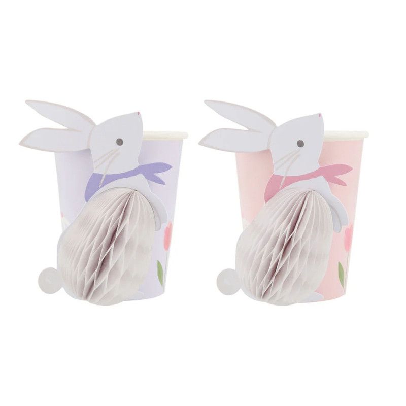 Meri Meri - Honeycomb Bunny Cups - 8 Pcs - 256 ml
