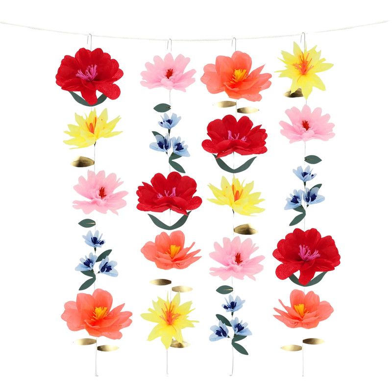 Meri Meri - Bright Flower Wall - 2 m