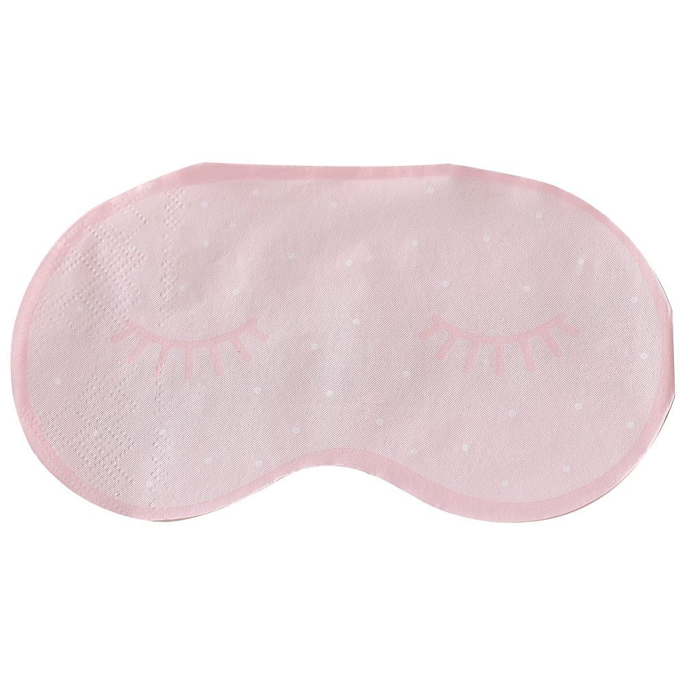 Ginger Ray - Eye Mask Pamper Party Paper Napkins - Pink