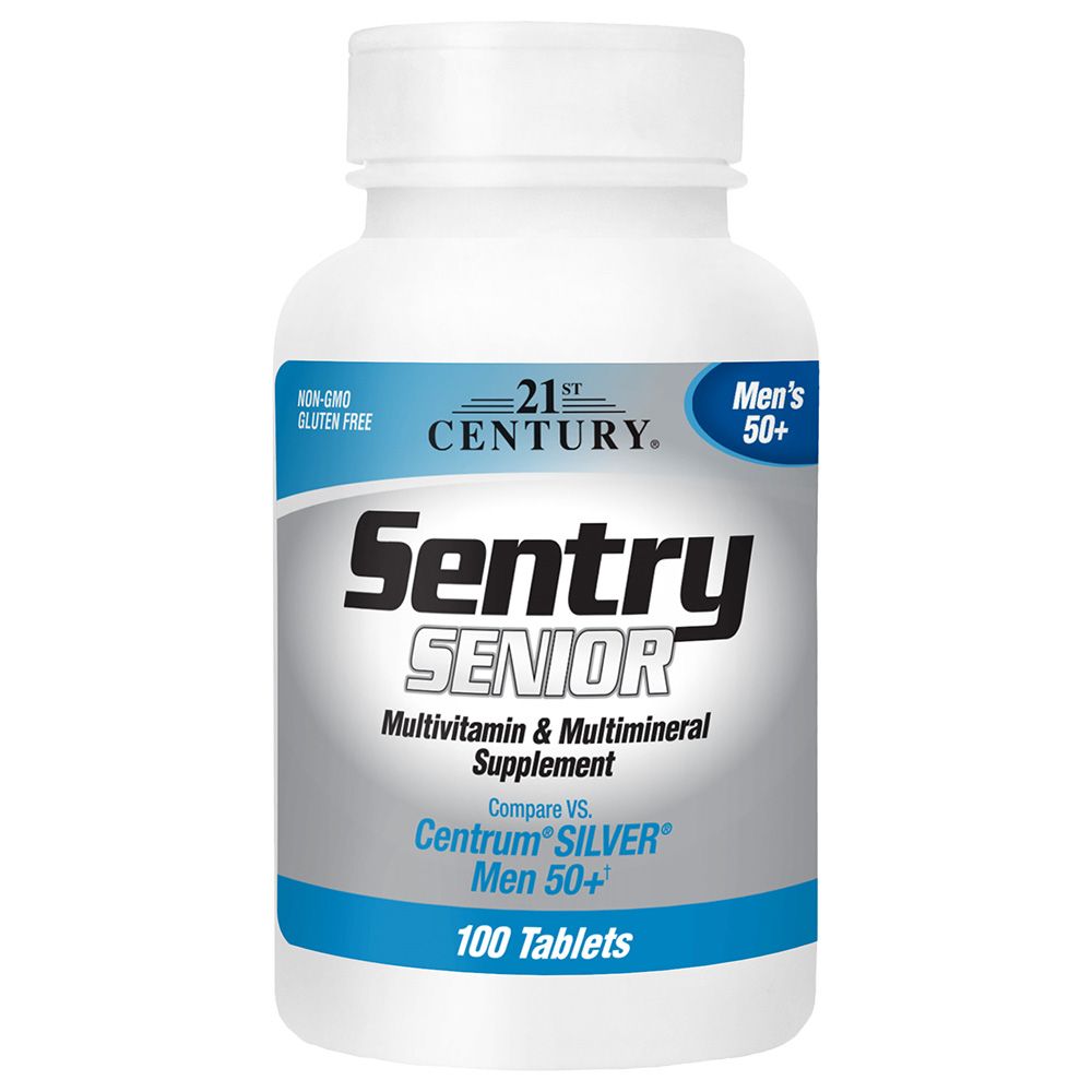 21st Century - Sentry Senior Multivitamin Tablets For Men - 100's