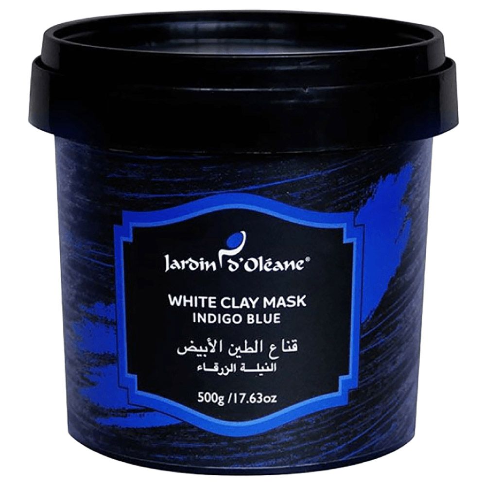 Jardin D'Oleane - White Clay Mask - Indigo Blue - 500 g