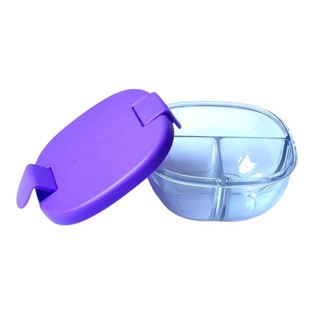 Yumbox - Snack Bowl Wiith 3 Compartments - Haze Purple