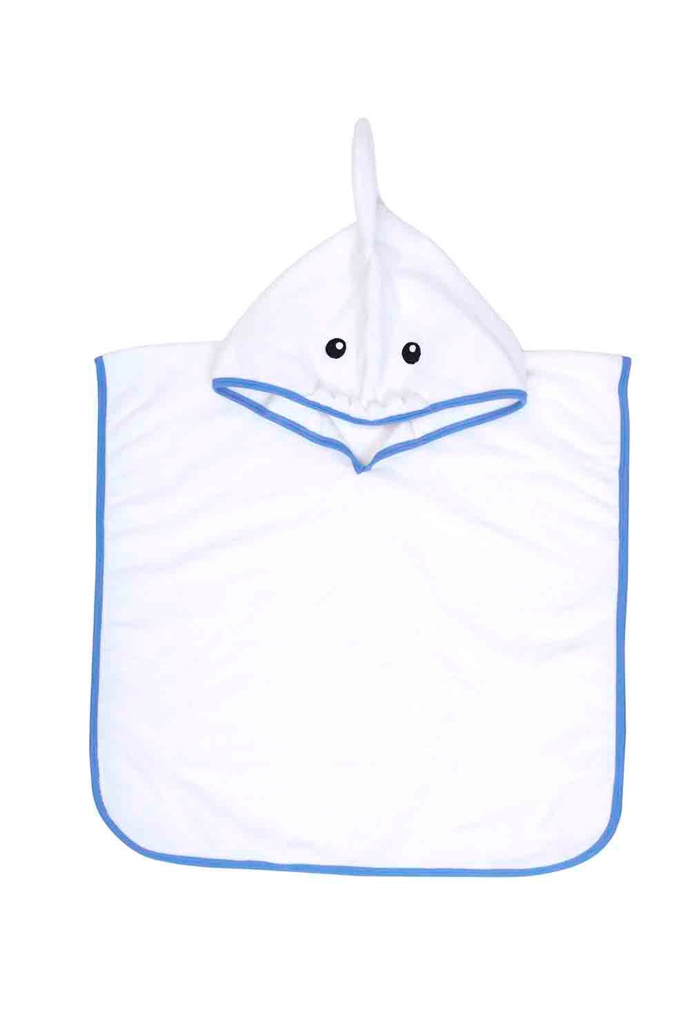 Mi Dulce An'ya - Baby Organic Terry Hooded Towel - Shark