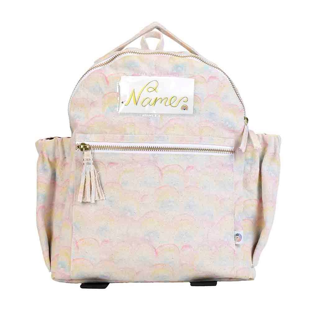 Mi Dulce An'ya - Organic Rainbow Printed Back Pack - Pink
