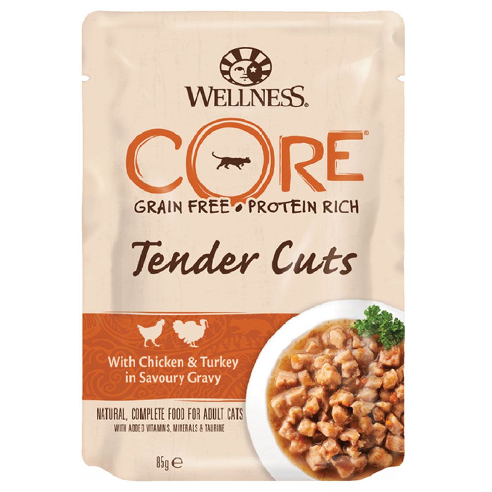 Wellness - Core Chicken And Turkey Wet Cat Food - 85 g - Pack of 8