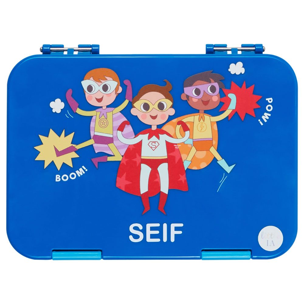 Little IA - 6 Compartments Personalised Superhero Bento Box