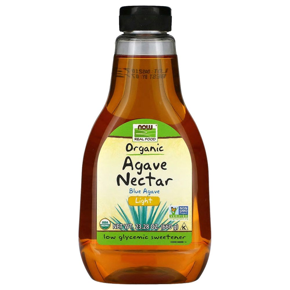 Now Foods - Certified Organic Agave Nectar - Light - 660 g