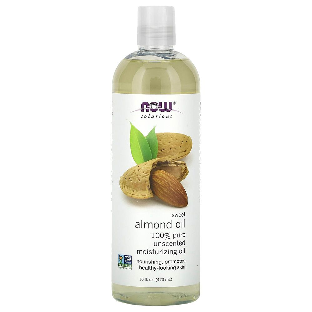 Now - Pure Sweet Almond Oil - 473 ml