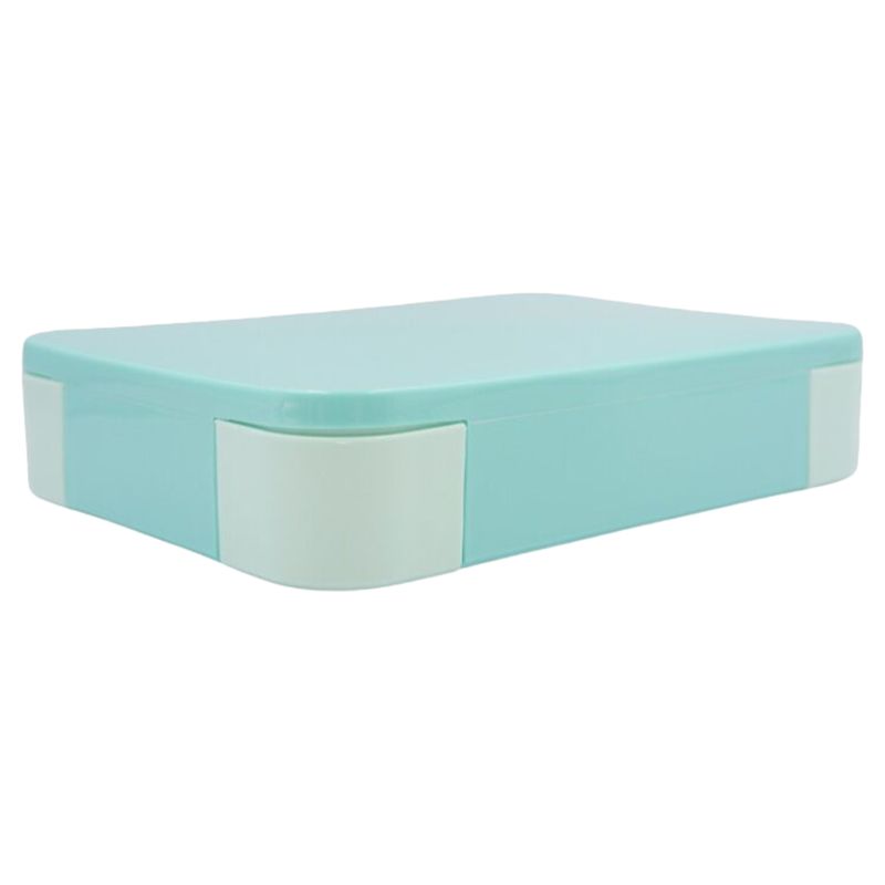 Little IA - 7-Compartment Bento Lunch Box With Cutlery - Mint