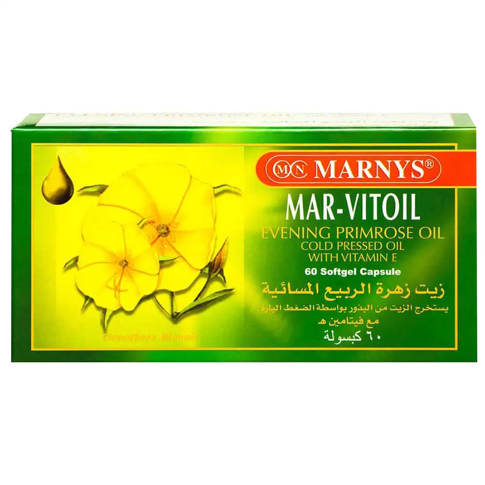 Marnys - Mar-Vitoil Evening Primrose Oil Capsules - 60 Pcs