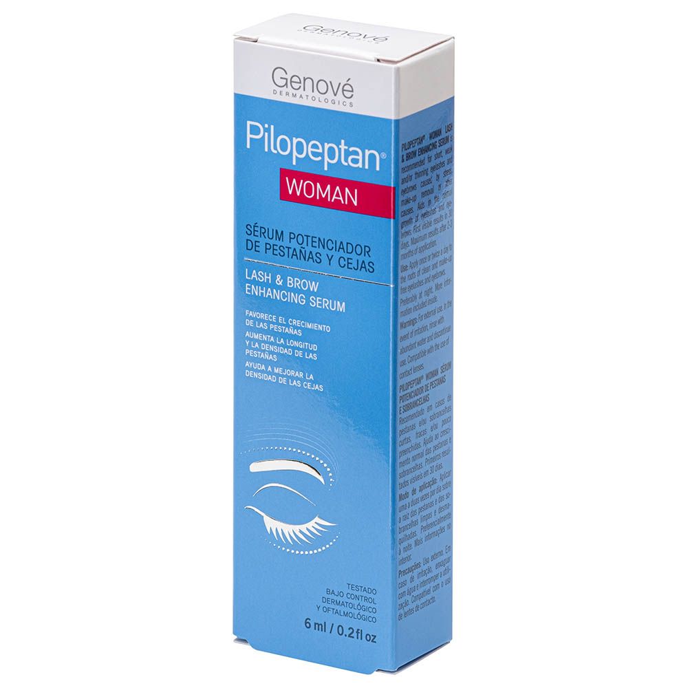 جينوفي - سيروم بيلوبيبتان لتعزيز نمو الرموش والحواجب - 6 مل