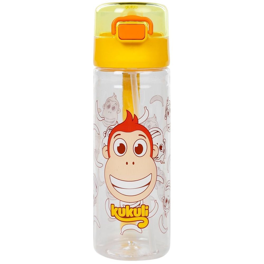 Kukuli - Solo Flask With Straw - Yellow - 500 ml