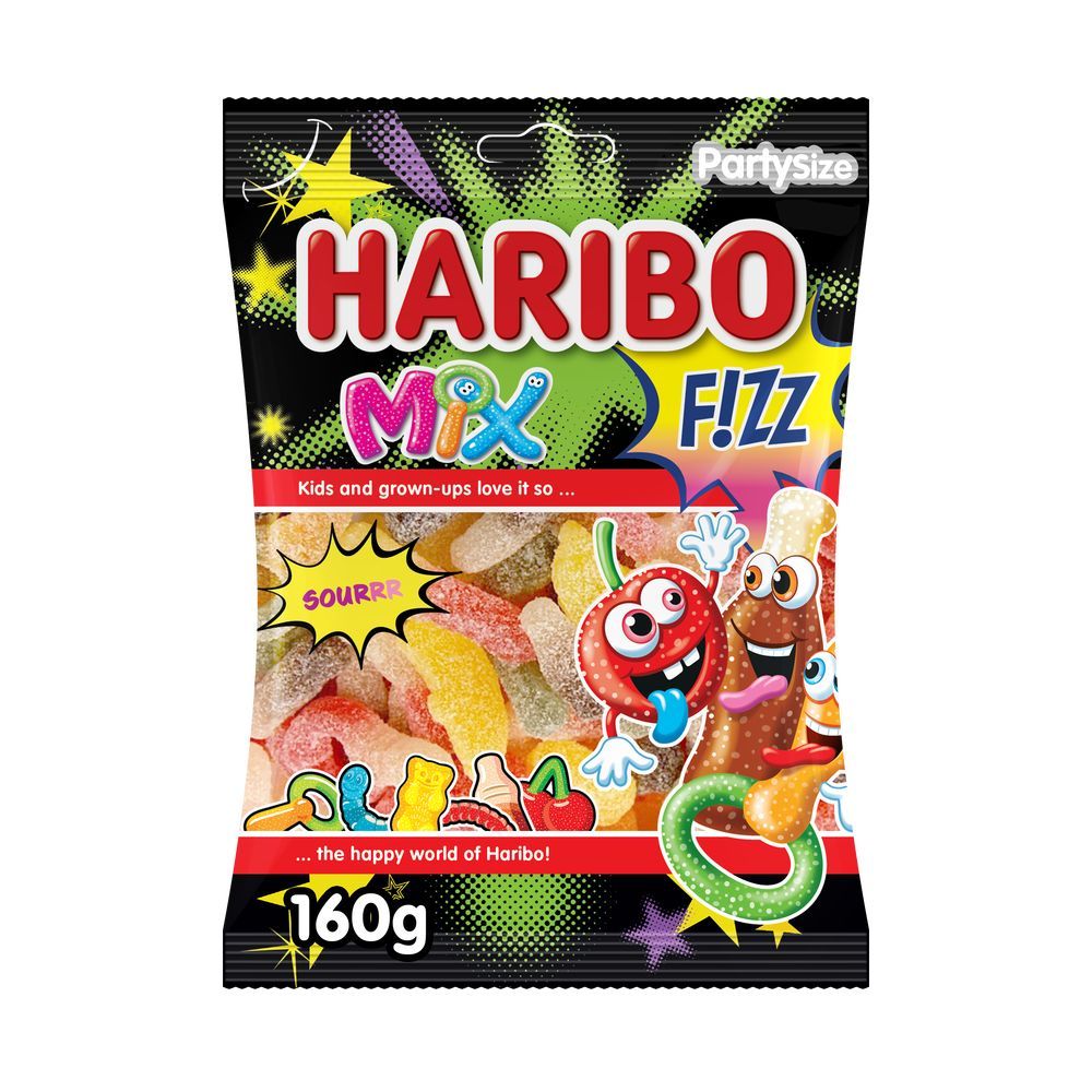 Haribo - Fizz Mix Gummy Candy - 160 g