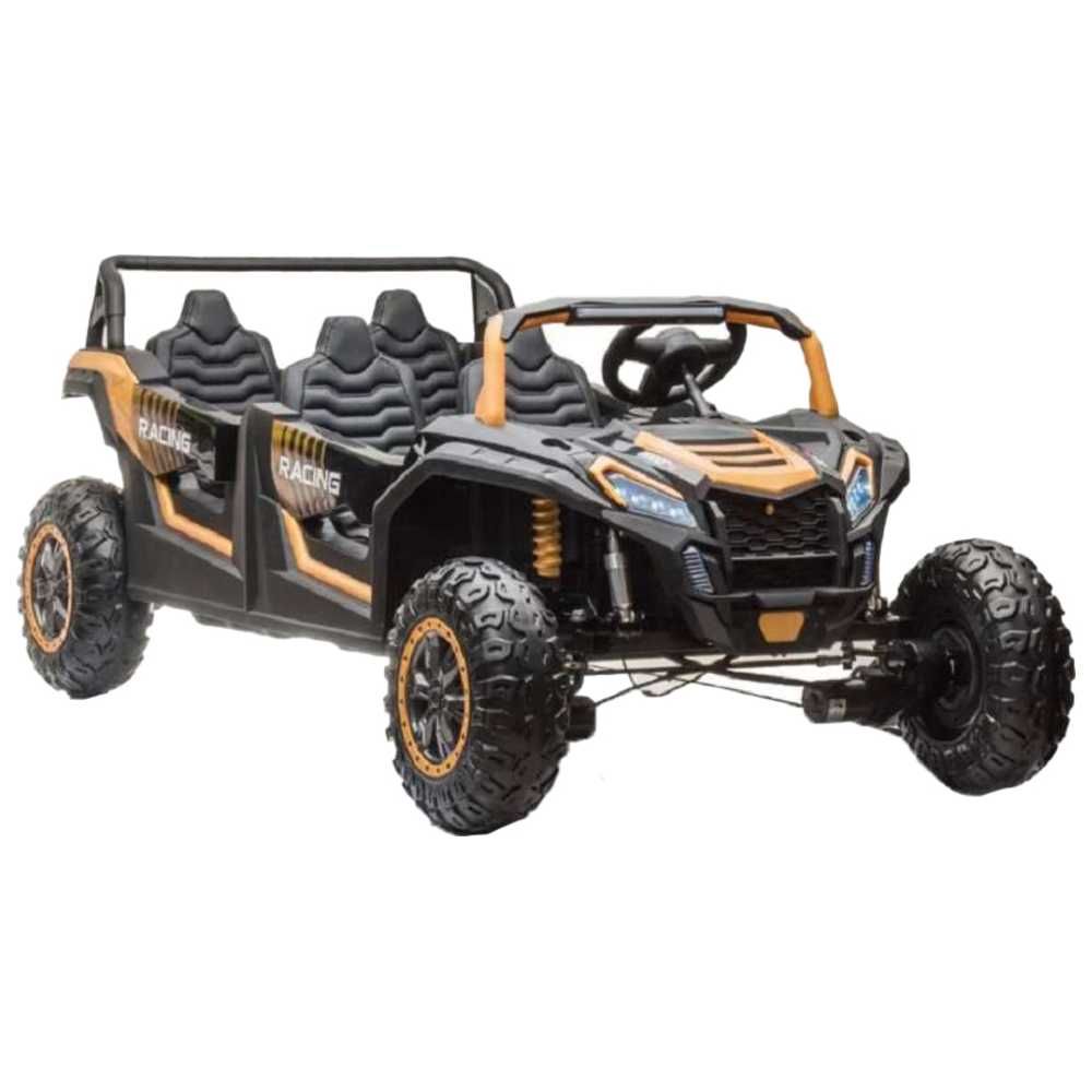 Megastar - Kids XXXXL Electric Ride-On Dune Buggy Jeep - Orange - 48 V