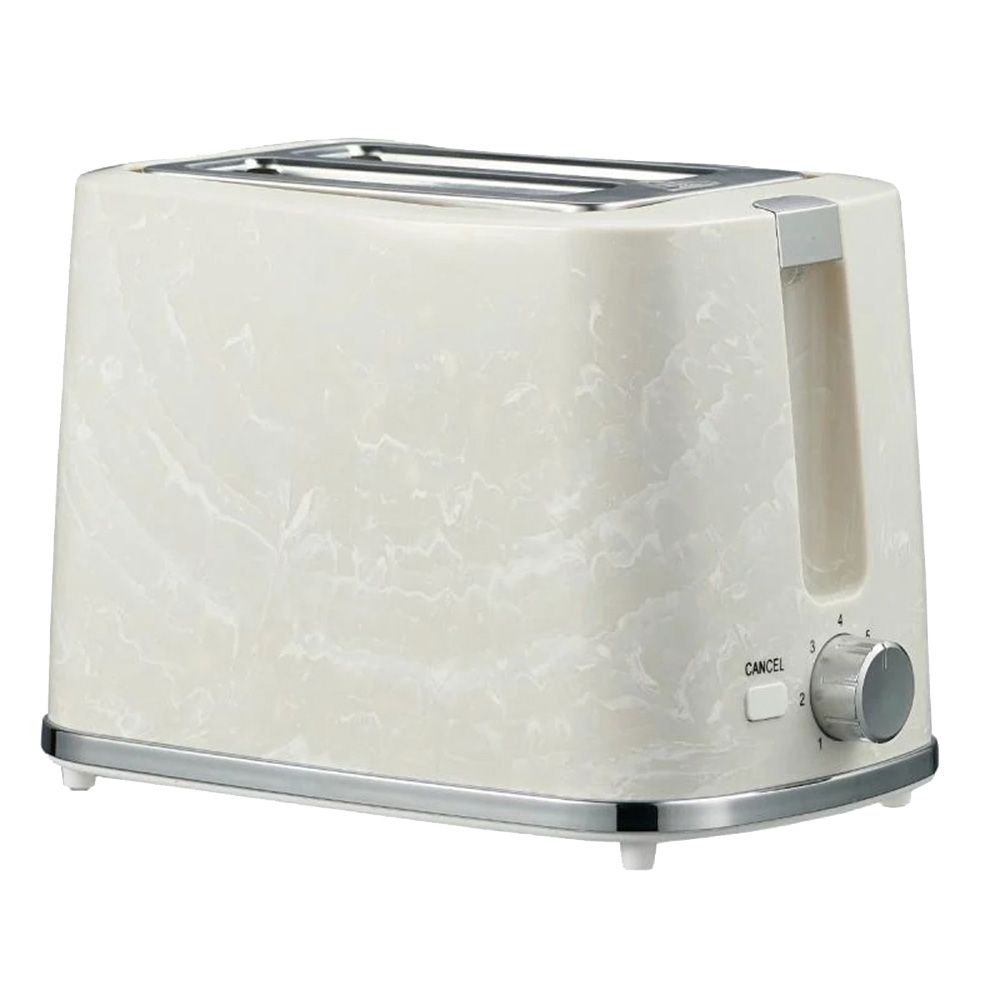 Koolen Double Slice Toaster With Marble Effect - White - 900 W