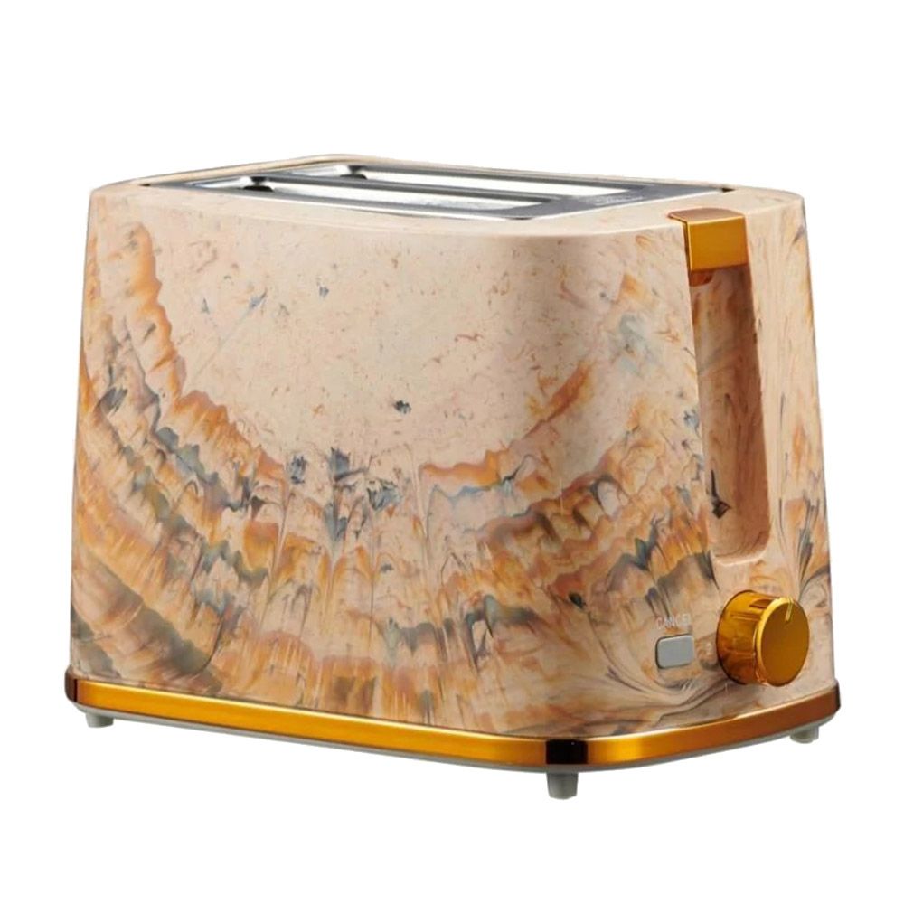 Koolen Double Slice Toaster With Marble Effect - Orange - 900 W