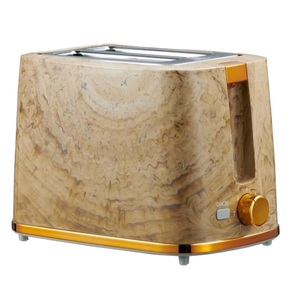 Koolen Double Slice Toaster With Marble Effect - Yellow - 900 W