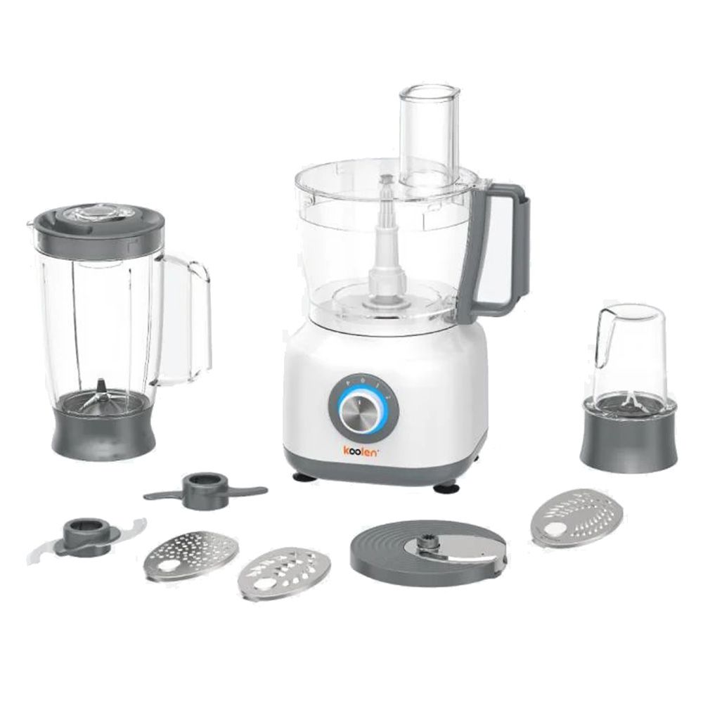 Koolen Food Processor - White - 1.2 L - 800 W