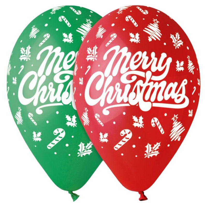 جيمر - بالون لاتكس قياسي عيد ميلاد مجيد - 50 قطعة - 12 إنش