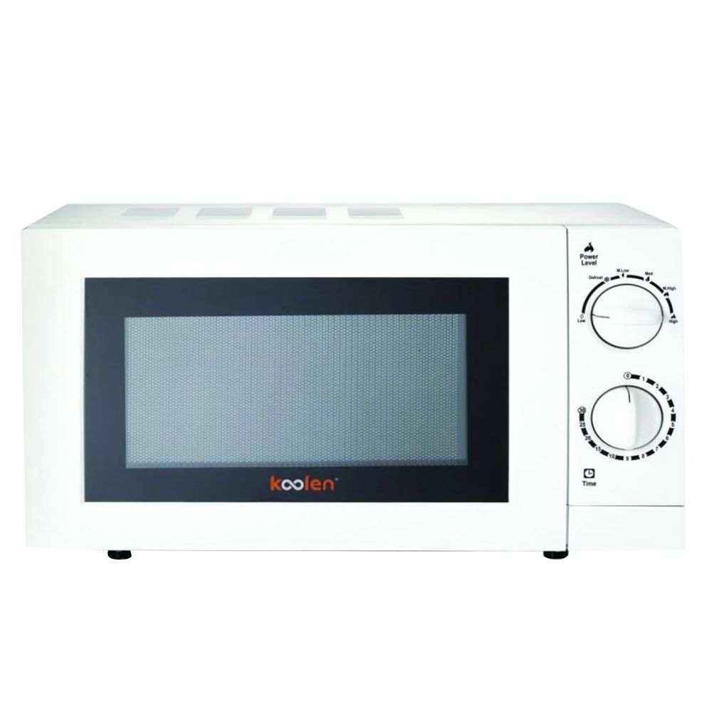 Koolen Manual Control Microwave - White - 20 L - 1200 W