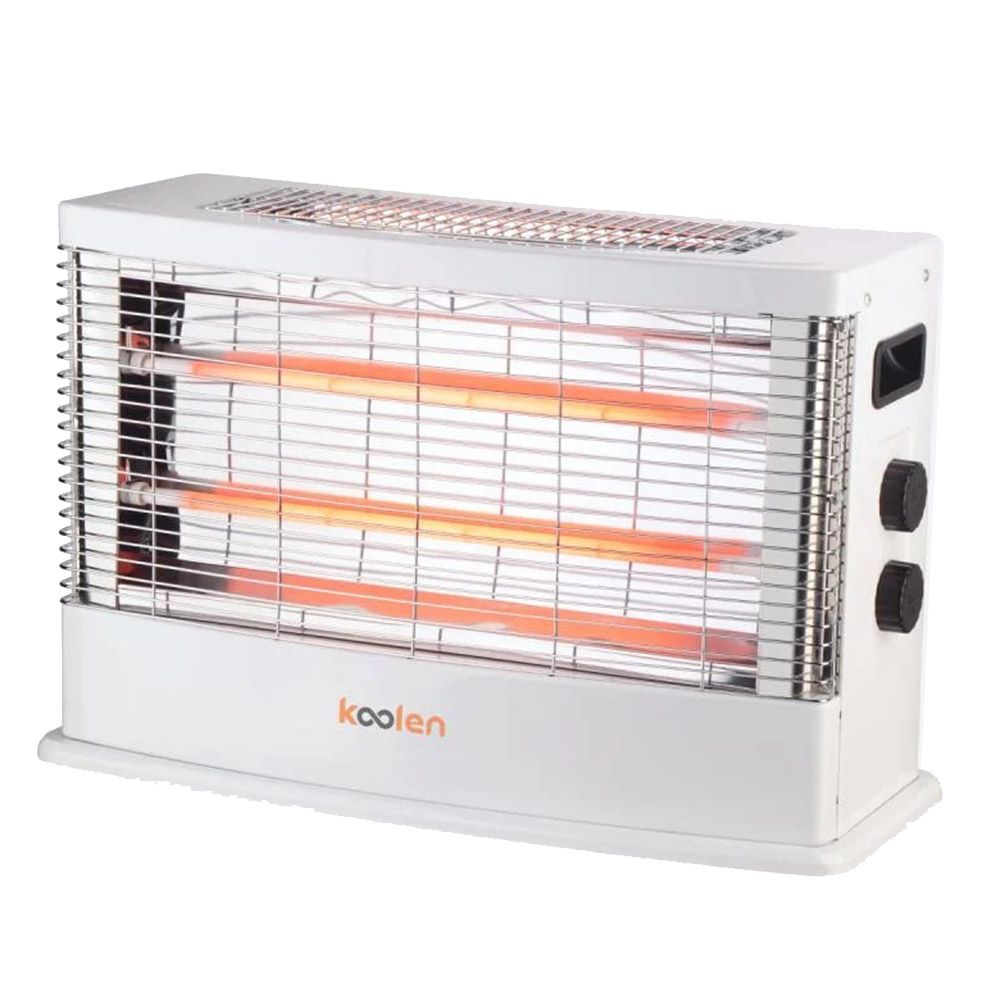 Koolen - 2 Faces Quartz Heater With 4 Tubes - White - 1800 W
