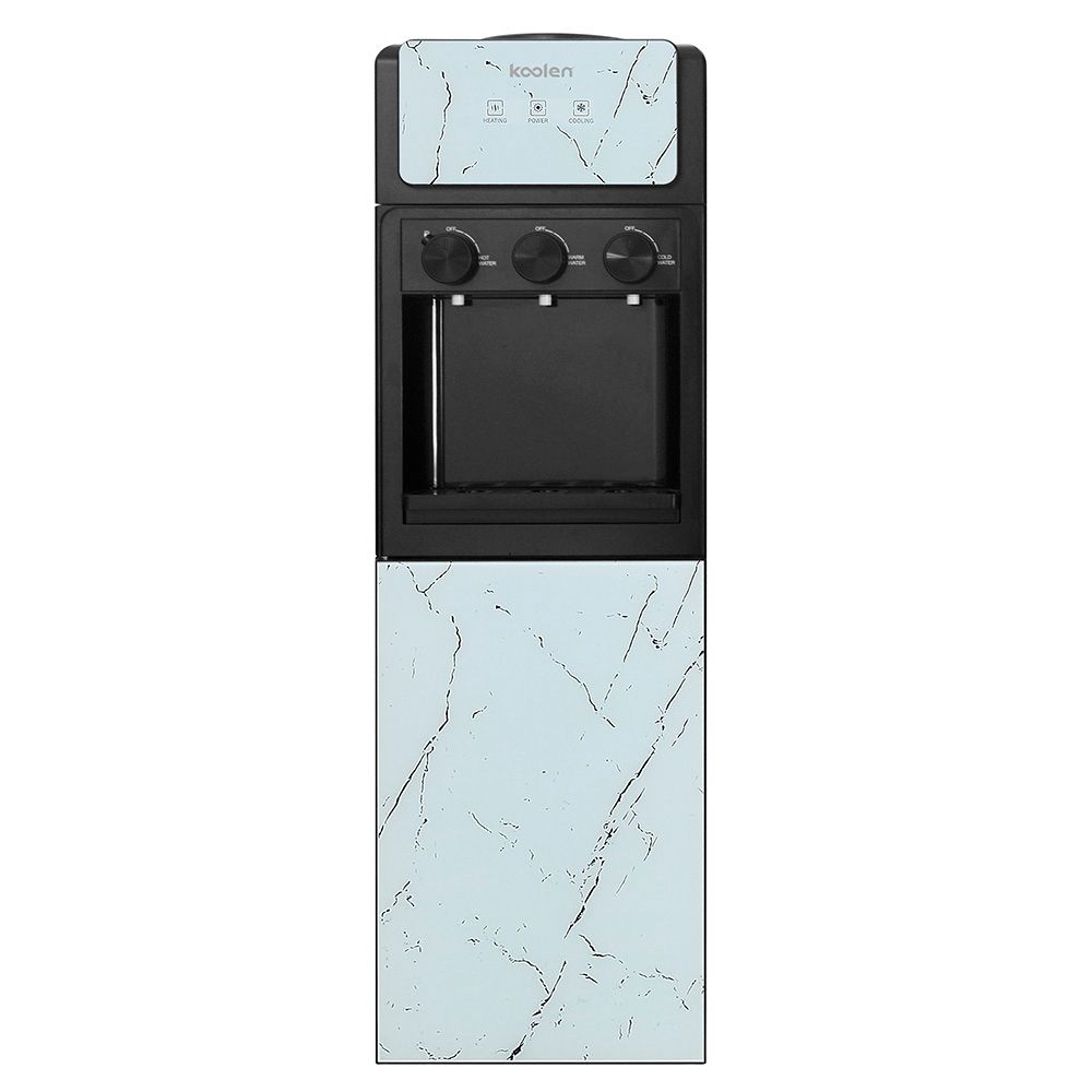 Koolen Water Dispenser With Marble Effect - White - 590 W