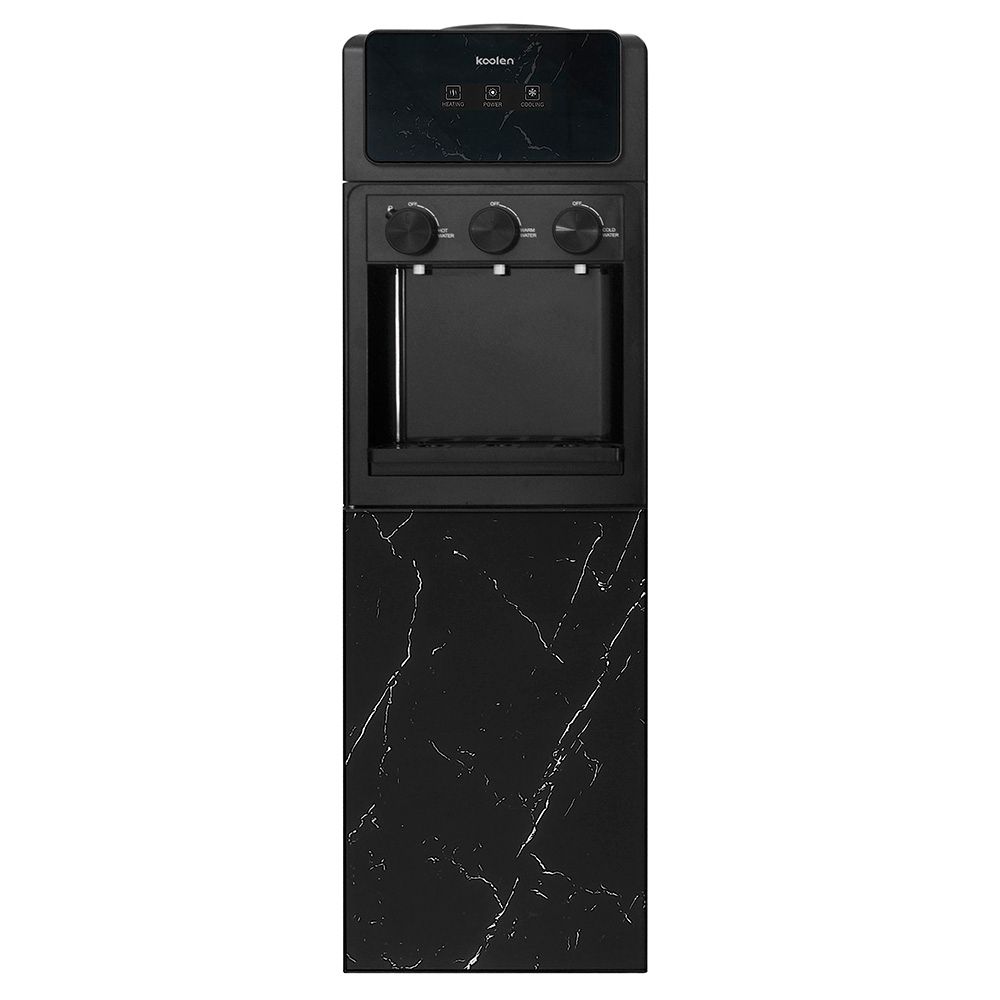 Koolen Water Dispenser With Marble Effect - Black - 590 W