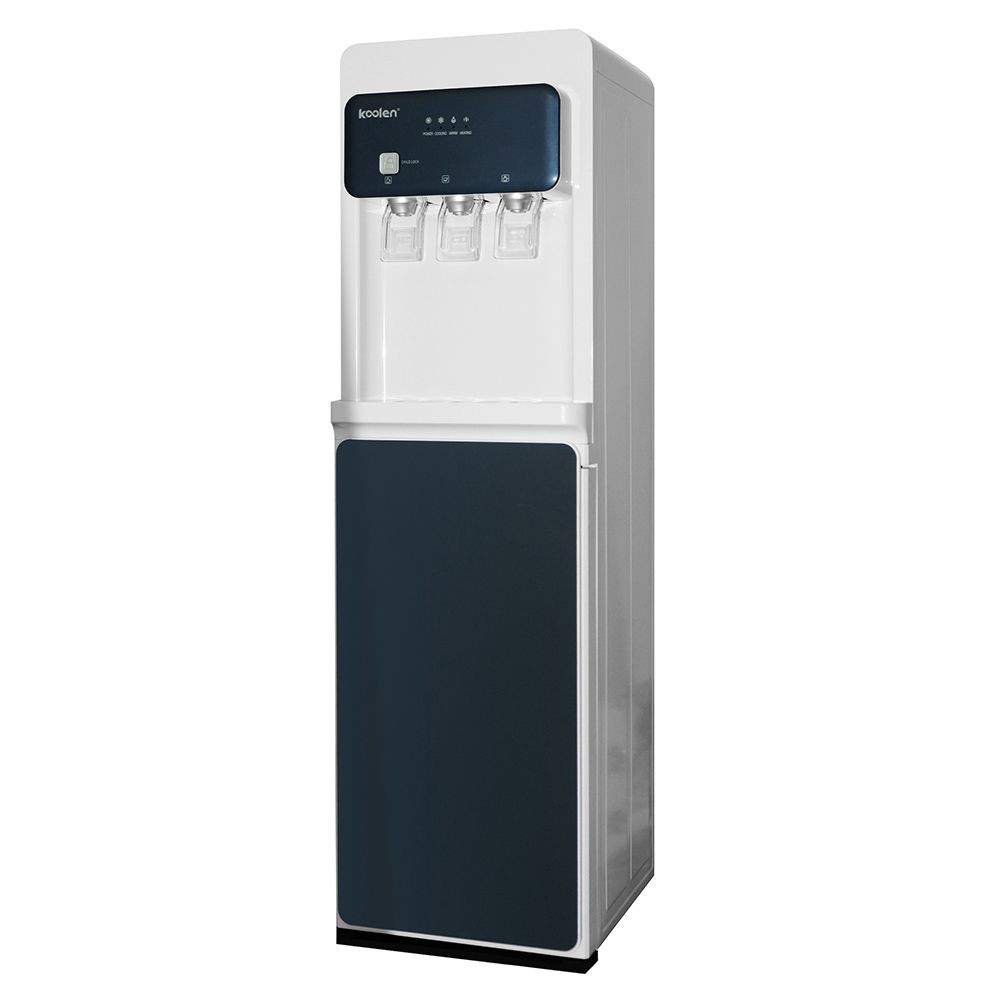Koolen - Three Taps Water Dispenser - White/Blue - 590 W
